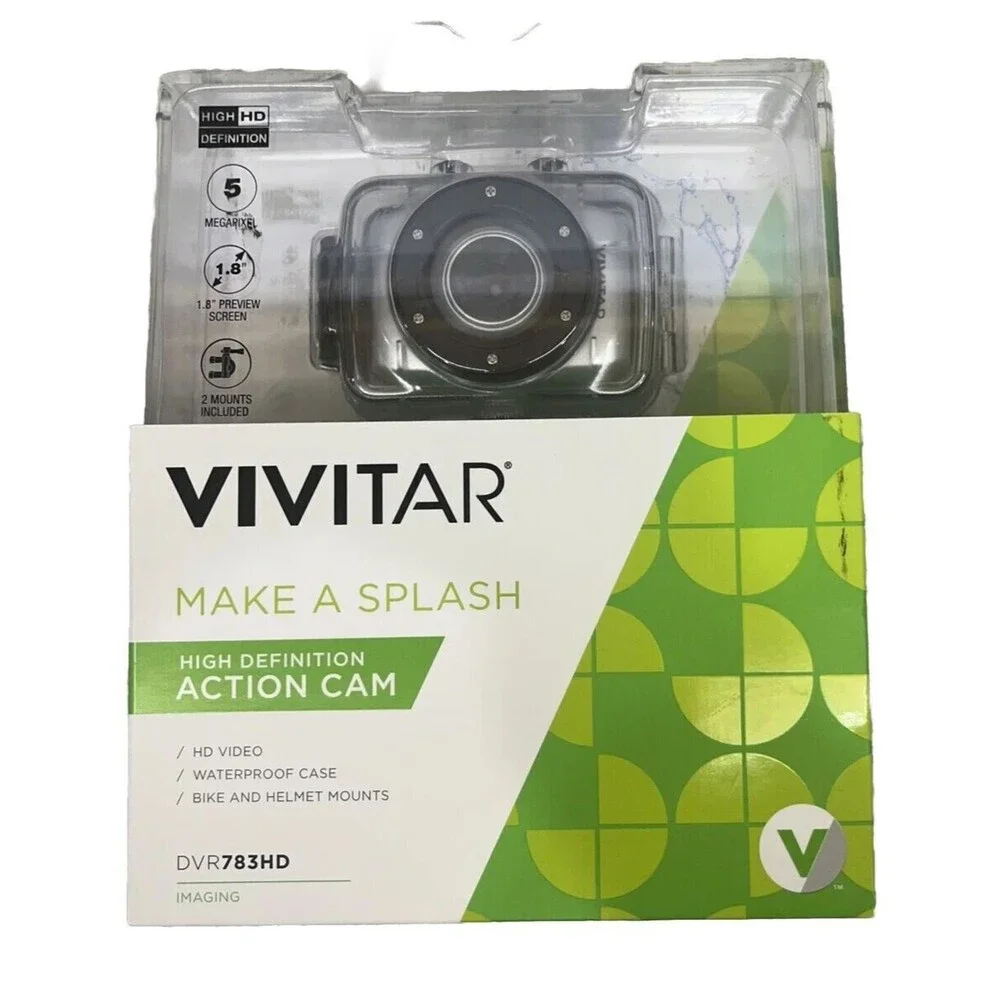 Vivitar “Make A Splash” Action Cam DVR783HD - NEW (SEE PHOTOS)